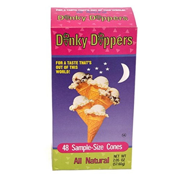 Dinky Dippers Mini Ice Cream Cones 48ct, 55g