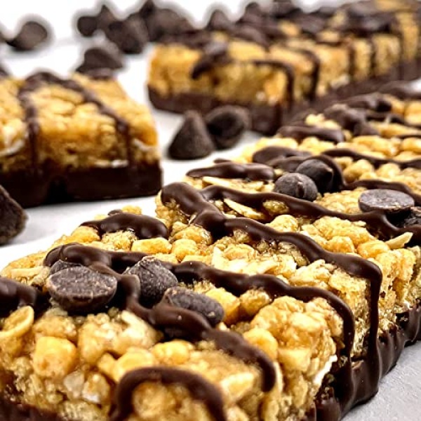 No Nuts! Vegan Chocolate Chip Protein Bars, Organic, Kosher