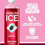 Sparkling Ice Black Raspberry Water, 503ml, Pack of 12