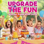 Vanilla Freeze-Dried Ice Cream Bites - 70g Resealable Pack