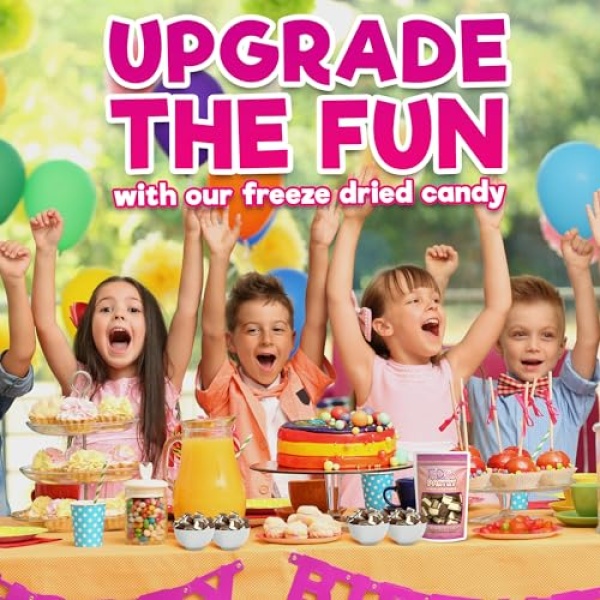 Vanilla Freeze-Dried Ice Cream Bites - 70g Resealable Pack