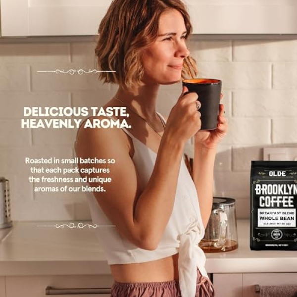 BROOKLYN COFFEE Whole Bean, Italian Dark Roast (2.27kg)