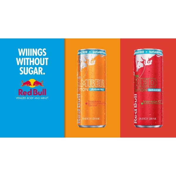 Red Bull Sugar Free Energy Drink, 250ml, 24 Cans