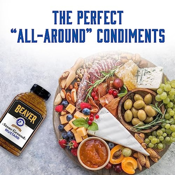 Beaver Condiments Variety Pack, 3 Hot & Honey Mustards