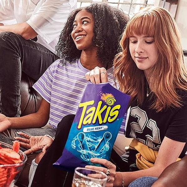 Takis Blue Heat 40 pc / 28 g Multipack, Spicy Chips