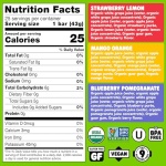 DeeBee's Organics SuperFruit Freezie Pops, 50 Pack