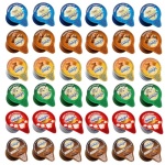 Intl-Delight Coffee Creamers - 120 Count - 6 Flavors