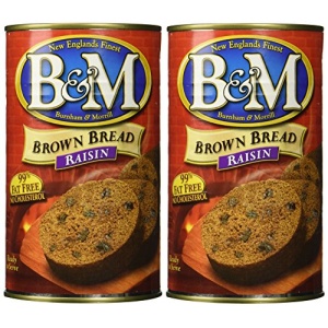B & M Brown Raisin Bread, 454g (Pack of 2)