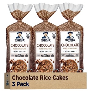 Quaker Chocolate Rice Cakes, 3-Pack