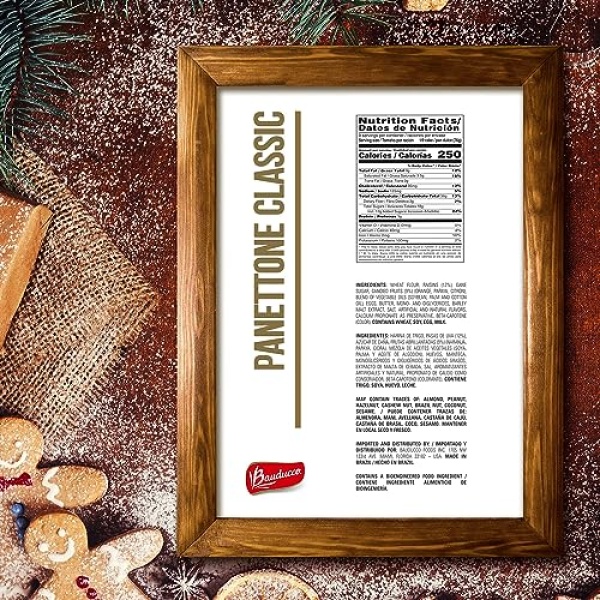 Bauducco Classic Panettone - Italian Holiday Cake 680g