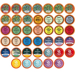 Two Rivers Assorted Tea Sampler for Keurig, 40 Count
