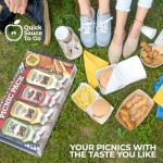 200 Grab-n-Go Condiment Packs (Ketchup, Mustard, Relish, Mayo)