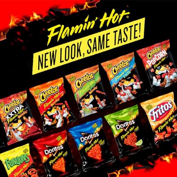 Frito Lay Flamin' Hot Mix, Variety Pack (40 Count)