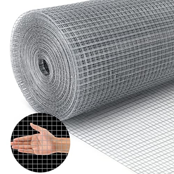 Land Guard 19 Gauge 1.27 cm Chicken Wire Mesh Roll