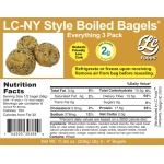 Low Carb NY Style Everything Bagels (3 Pack) - 336g