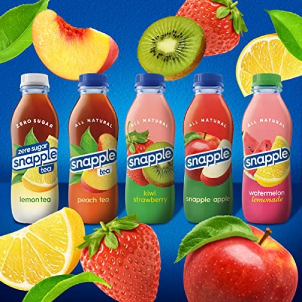 Snapple Kiwi Strawberry Juice, 473ml, Pack of 12