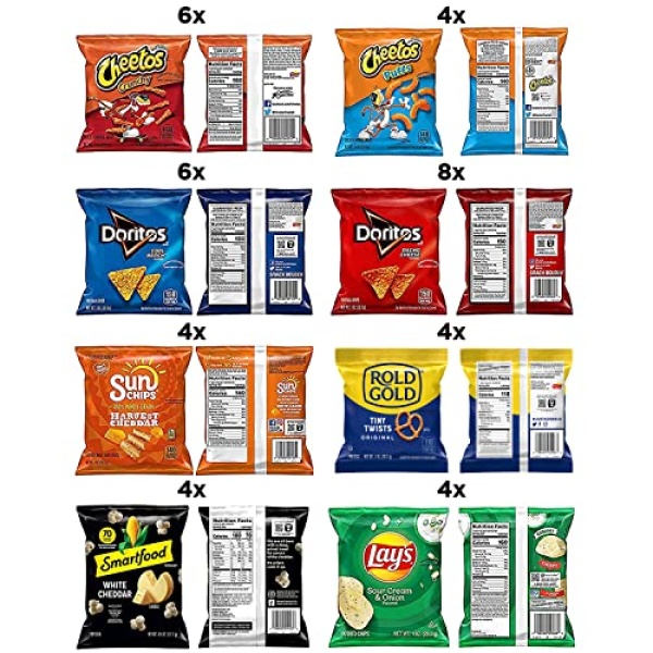 Frito Lay Fun Times Mix Variety Pack, 40 Count