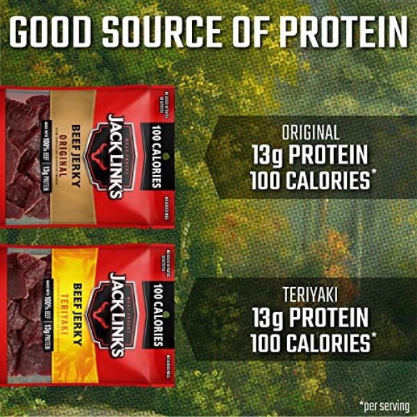 Jack Link's Beef Jerky Variety - Original & Teriyaki, 9x35g