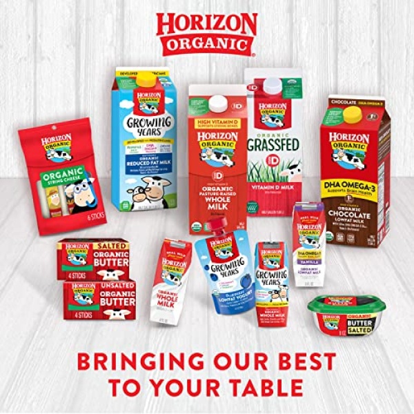 Horizon Organic 1% Low Fat Milk, 237ml (Pack of 18)
