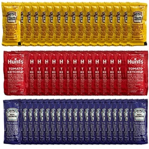 RiverBlue Ketchup Mustard Mayo Packets (150 Pack)