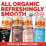 RISE Nitro Cold Brew Coffee, 207 ml Cans (12 pack)
