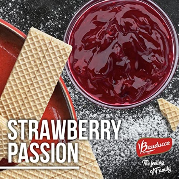 Bauducco Strawberry Wafers - 142g Pack