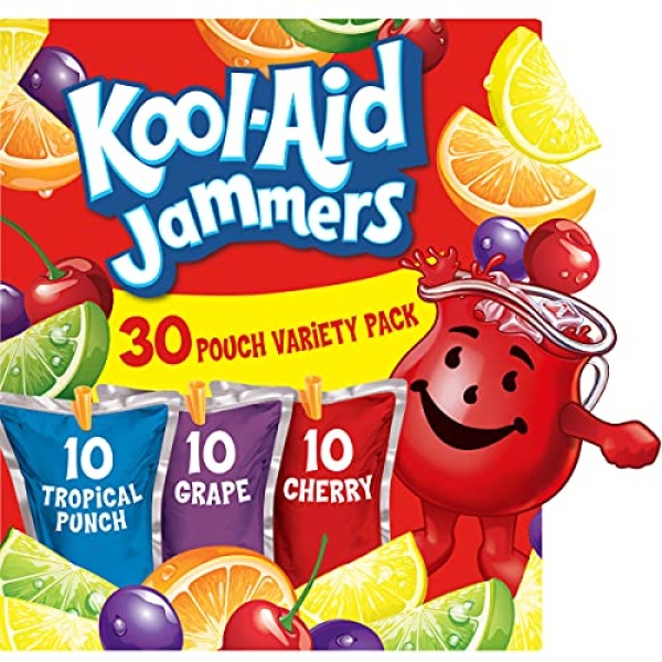Kool-Aid Jammers Tropical Punch Variety Pack, 30 ct, 177 ml