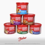 Fisher Oven Roasted Mixed Nuts with Peanuts, 680g
