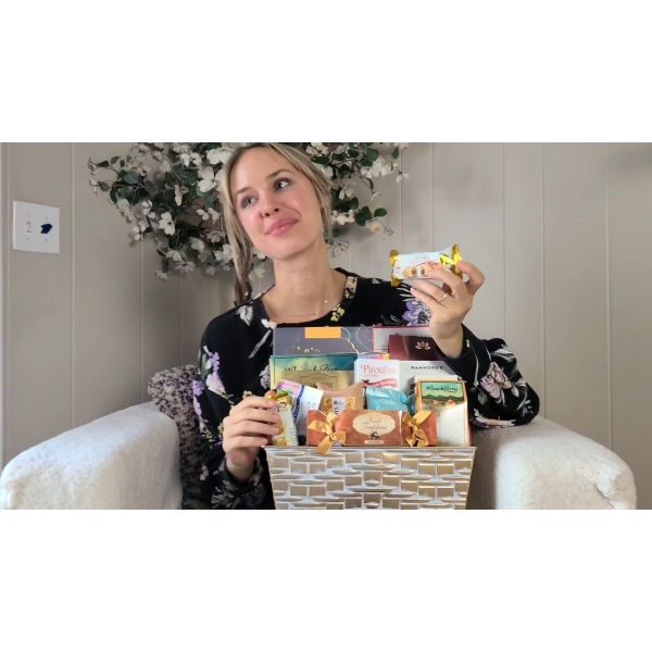 Sympathy Gift Basket Deluxe with Chocolate & Snacks