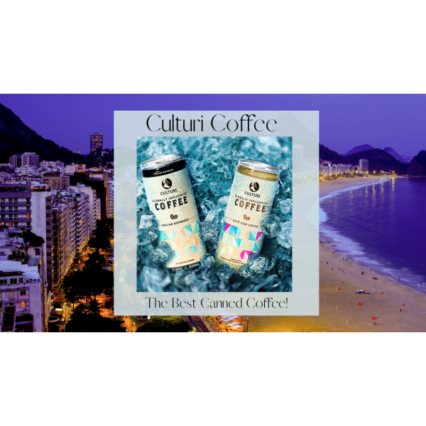 Culturi Organic Cold Brew Coffee with Milk & Sugar (12 Cans)