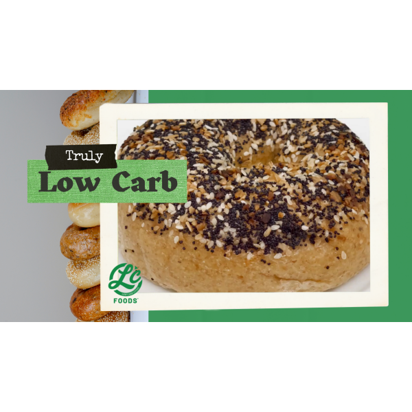 Low Carb NY Style Everything Bagels (3 Pack) - 336g