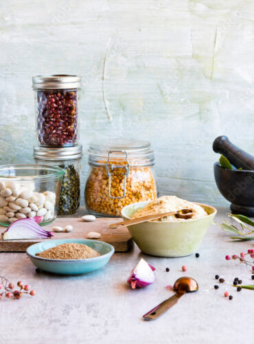 Cooking staples, beans and legumes