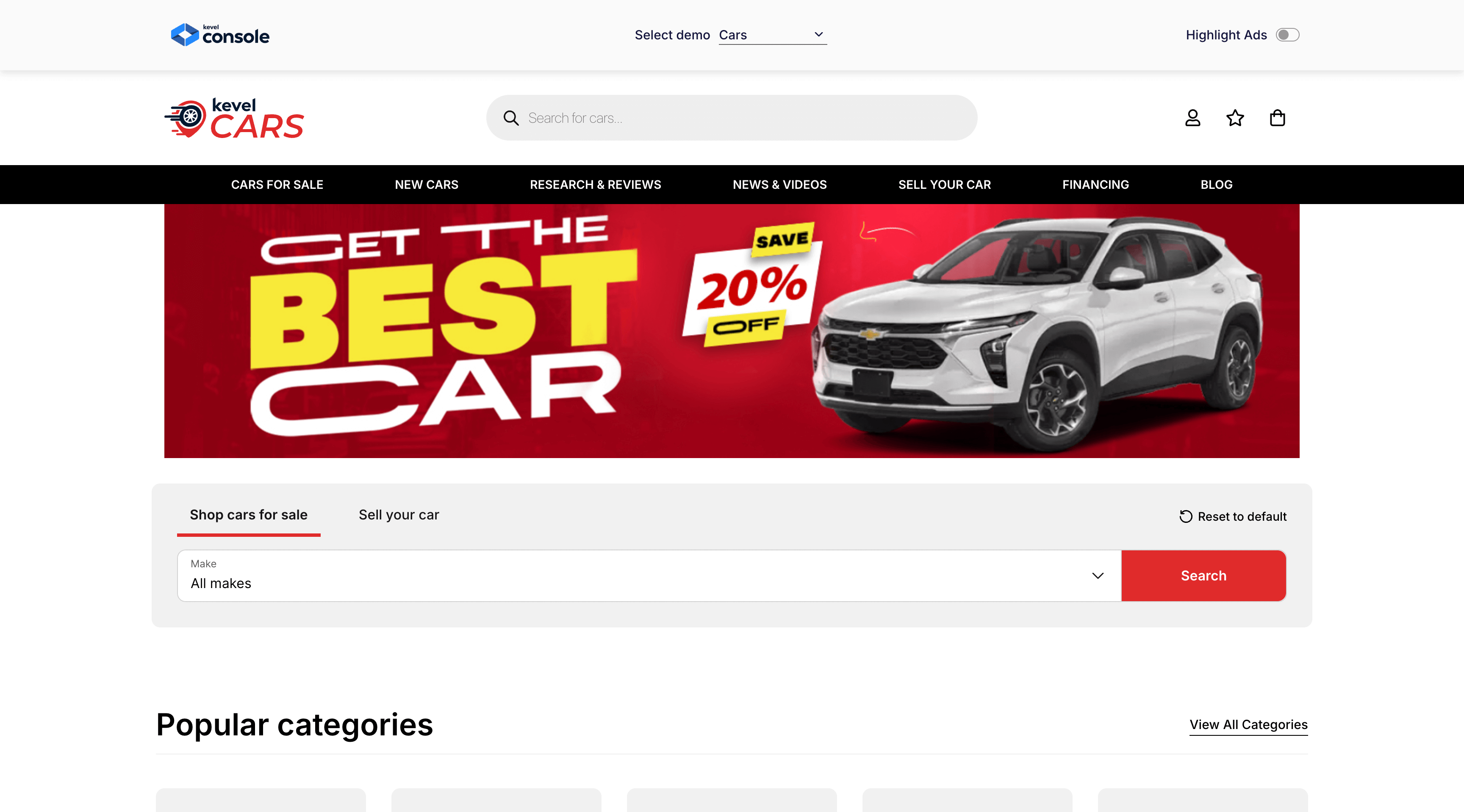 Kevel Cars